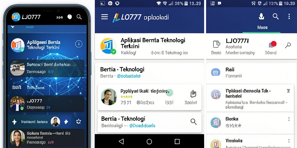 Tampilan antarmuka LJO777 yang menarik dan informatif.