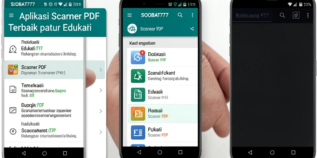 Antarmuka SOBAT777 yang ramah pengguna untuk Scanner PDF.